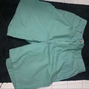 IZOD Saltwater Shorts Green Like New